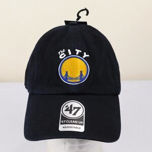 Golden State Warriors The City Logo Hat 47 Clean Up Adjustable NWT Classics